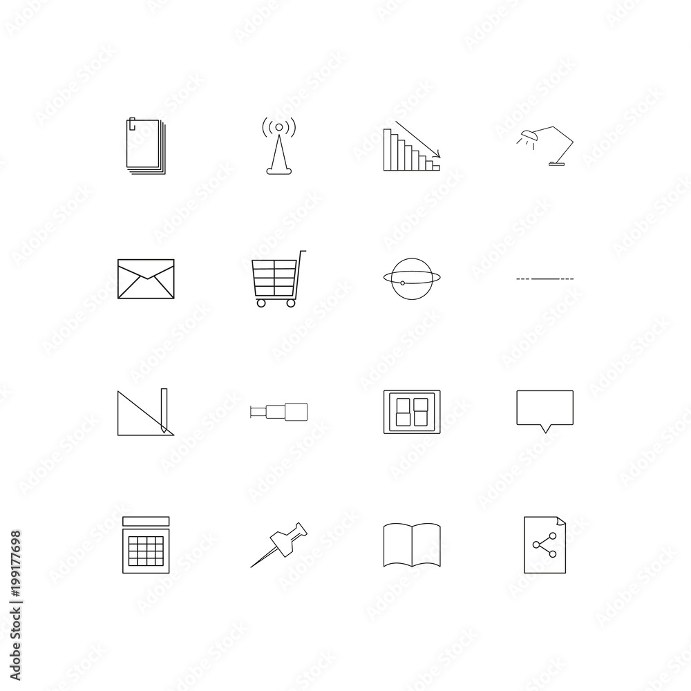 Education And Science simple linear icons set. Outlined vector icons Education And Science simple linear icons set. Outlined vector icons