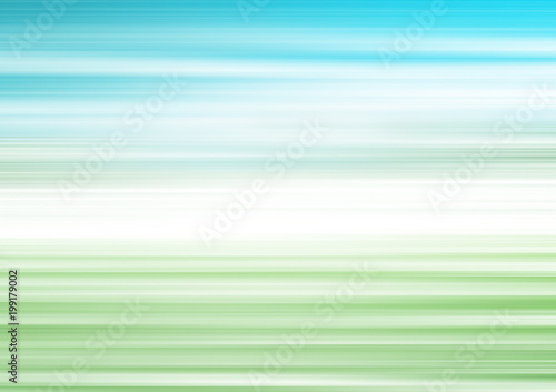 Abstract background with pattern of blue, green, white horizontal strips and lines. Stylish, decorative, artistic, soft template for greeting cards, invitations, flyers, presentations, brochure, cover