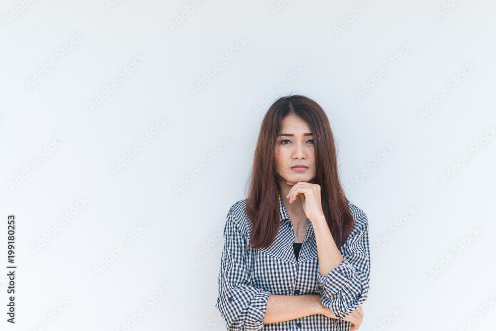 Close up asian sad woman heartbreak from From unrequited love,Brokenheart young girl concept,vintage style,dark tone Close up asian sad woman heartbreak from From unrequited love,Brokenheart young girl concept,vintage style,dark tone