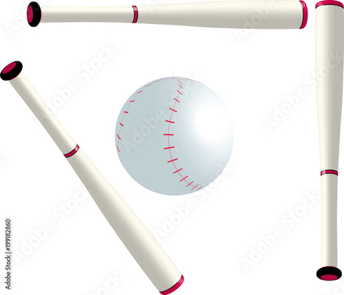 Baseball and Bat