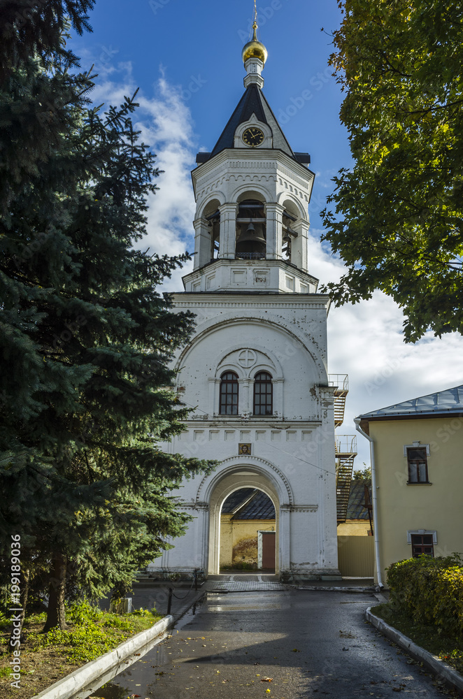 Old church in the historic district of Vladimir, Russia