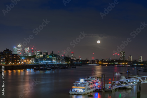 City cruise ships on the river Thames © patrikslezak