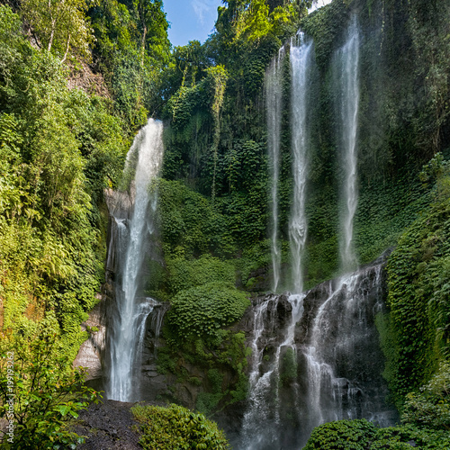 Lemukih waterfall on Bali