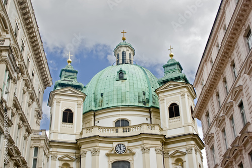 Canvas Print St Peter Church in Vienna