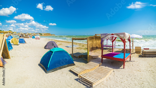 Holiday resort Vama Veche at Black Sea Coast, Romania