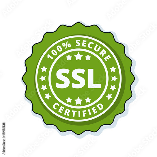 SSL Certified label illustration