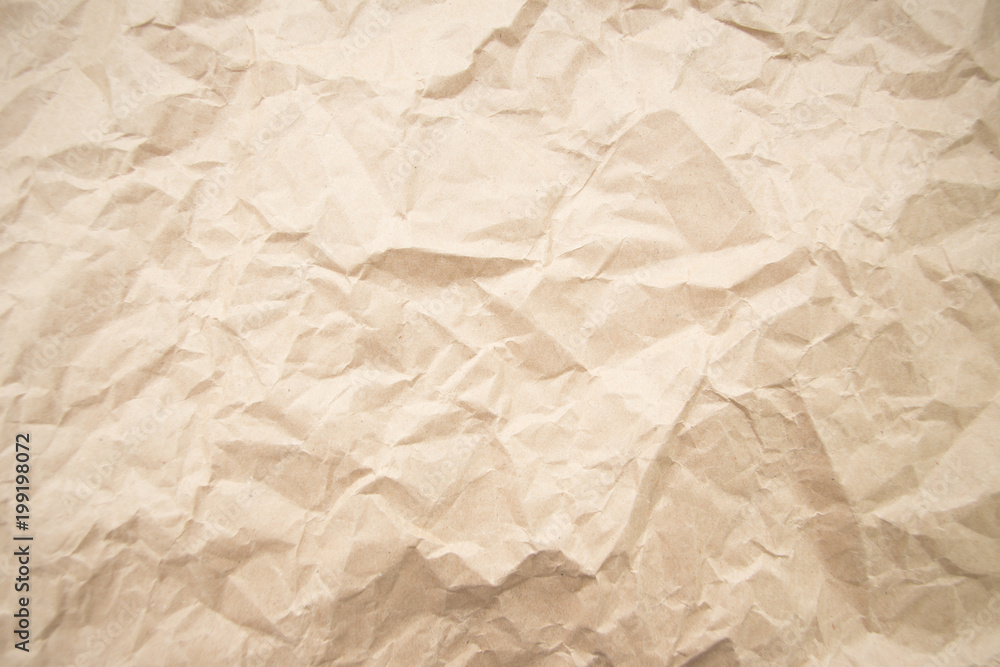 Brown rough crumpled recycled paper texture Brown rough crumpled recycled paper texture