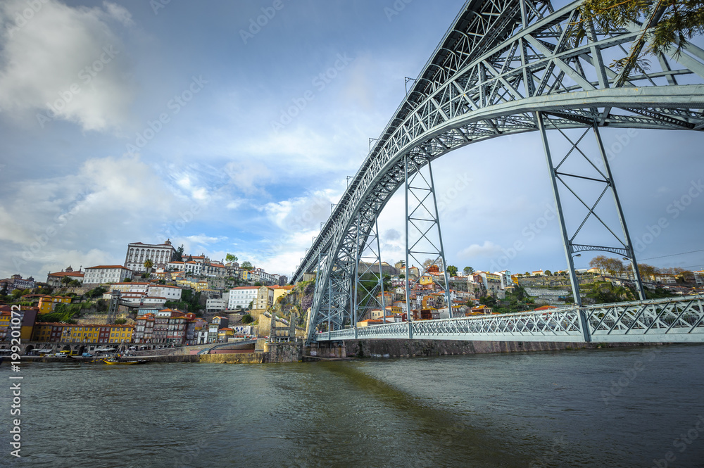 Panorama of Porto with Luis I Bridge, Portugal Panorama of Porto with Luis I Bridge, Portugal