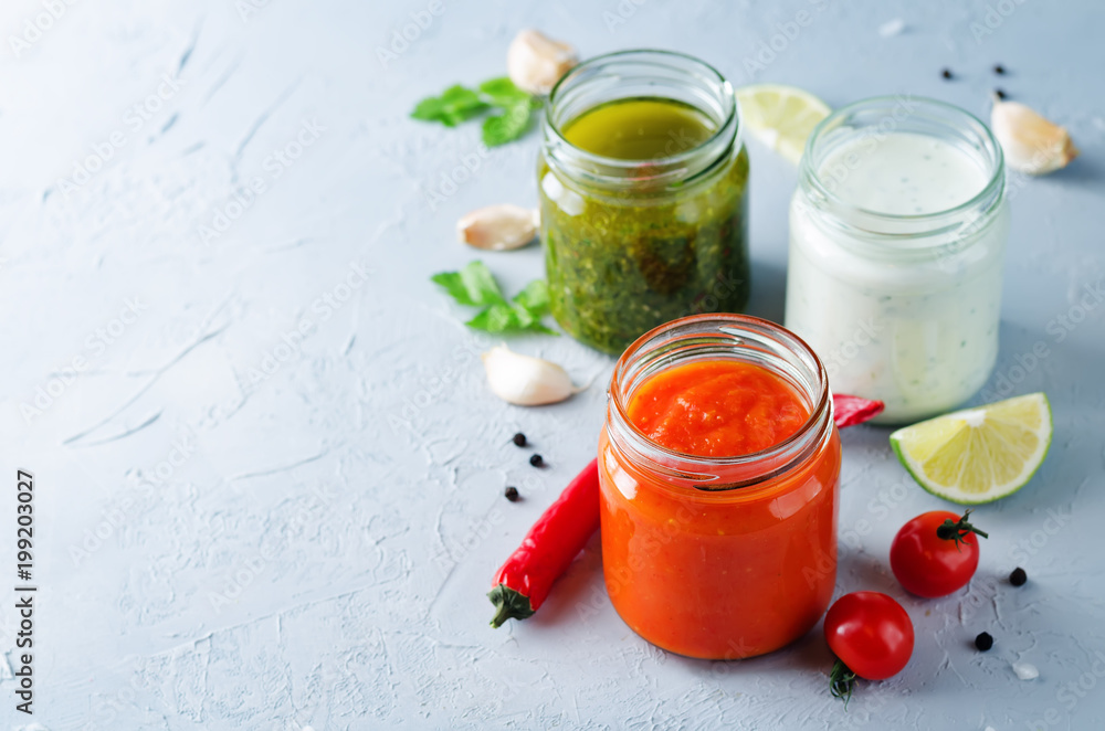 Variation of sauces for meat, poultry or fish Variation of sauces for meat, poultry or fish