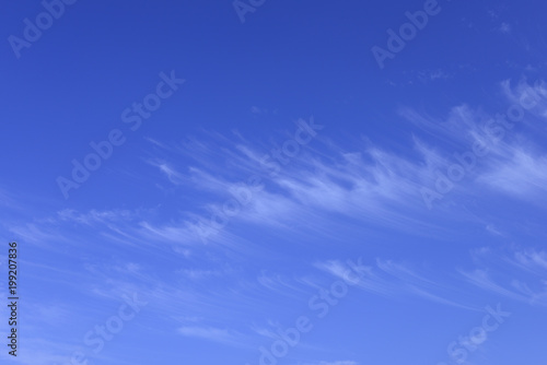 Blue sky and white clouds  in clear outdoor