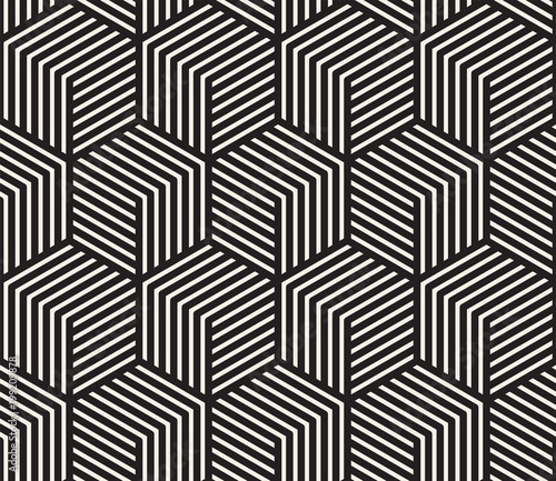 Vector seamless pattern. Modern stylish abstract texture. Repeating geometric tiles