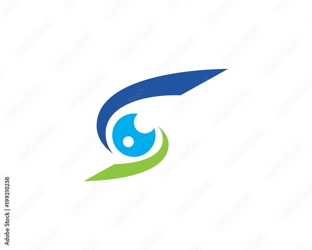 Eye Care vector logo design