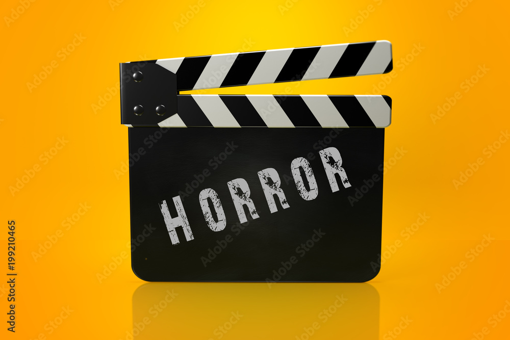 Naklejka premium Film slate