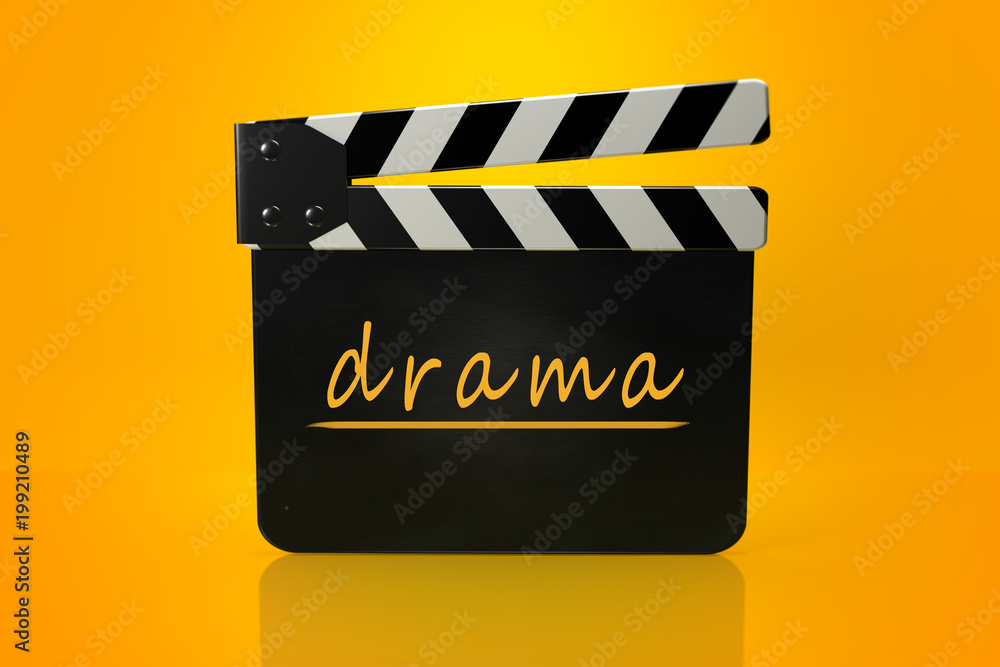 Naklejka premium Film slate