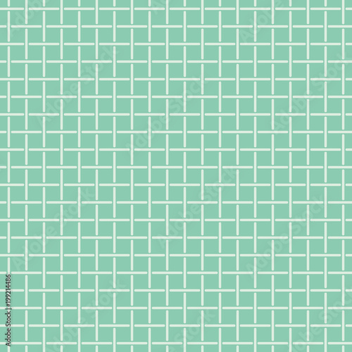 Seamless turquoise lattice mesh textile pattern vector