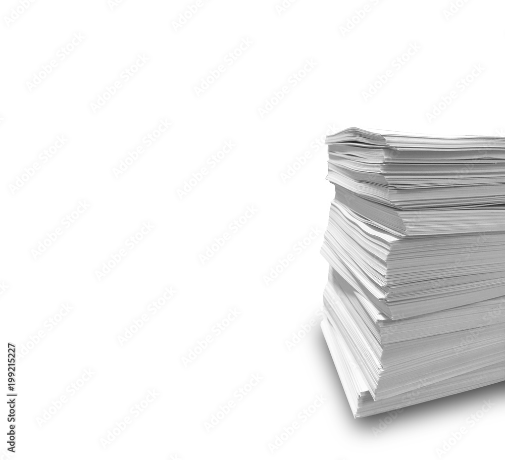 Stack of business paperwork Stack of business paperwork
