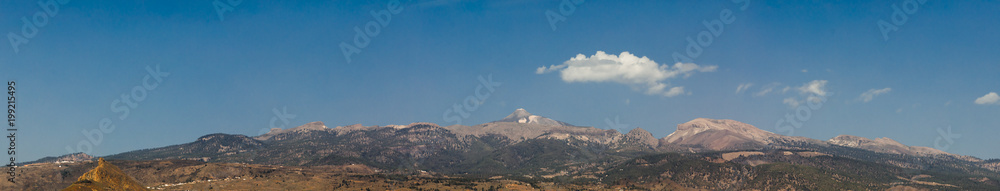 panorama of Mount Teide volcano