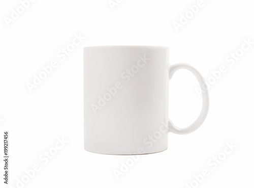 Coffee cup isolated on white background.