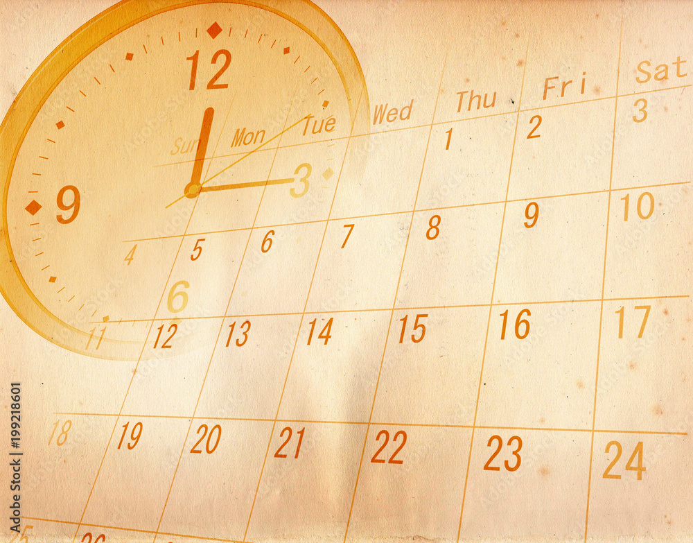 ビジネス カレンダー スケジュール 予定表 ルーペ Stock イラスト Adobe Stock