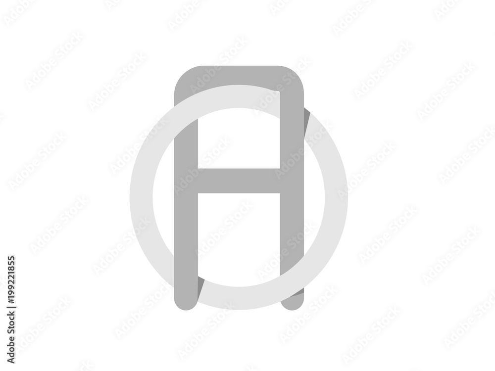 OA and AO Initial Logo for your startup venture OA and AO Initial Logo for your startup venture
