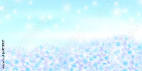 あじさい　梅雨　花　背景