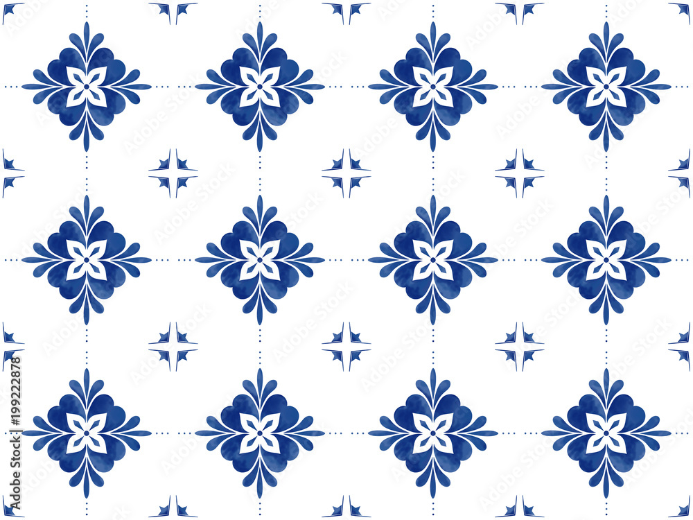 Illustration of tiles textured pattern Illustration of tiles textured pattern