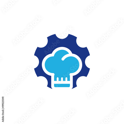 Chef Gear Logo Icon Design
