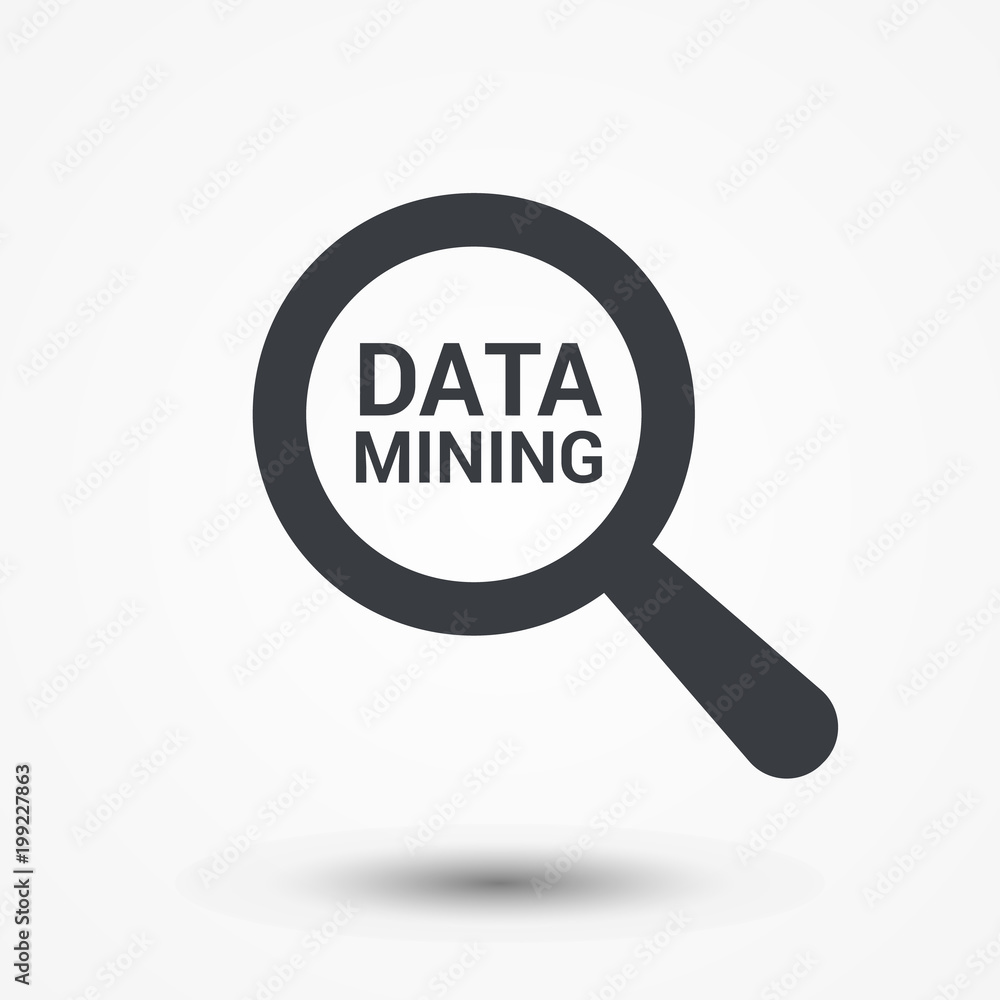 Data Concept: Magnifying Optical Glass With Words Data Mining Data Concept: Magnifying Optical Glass With Words Data Mining