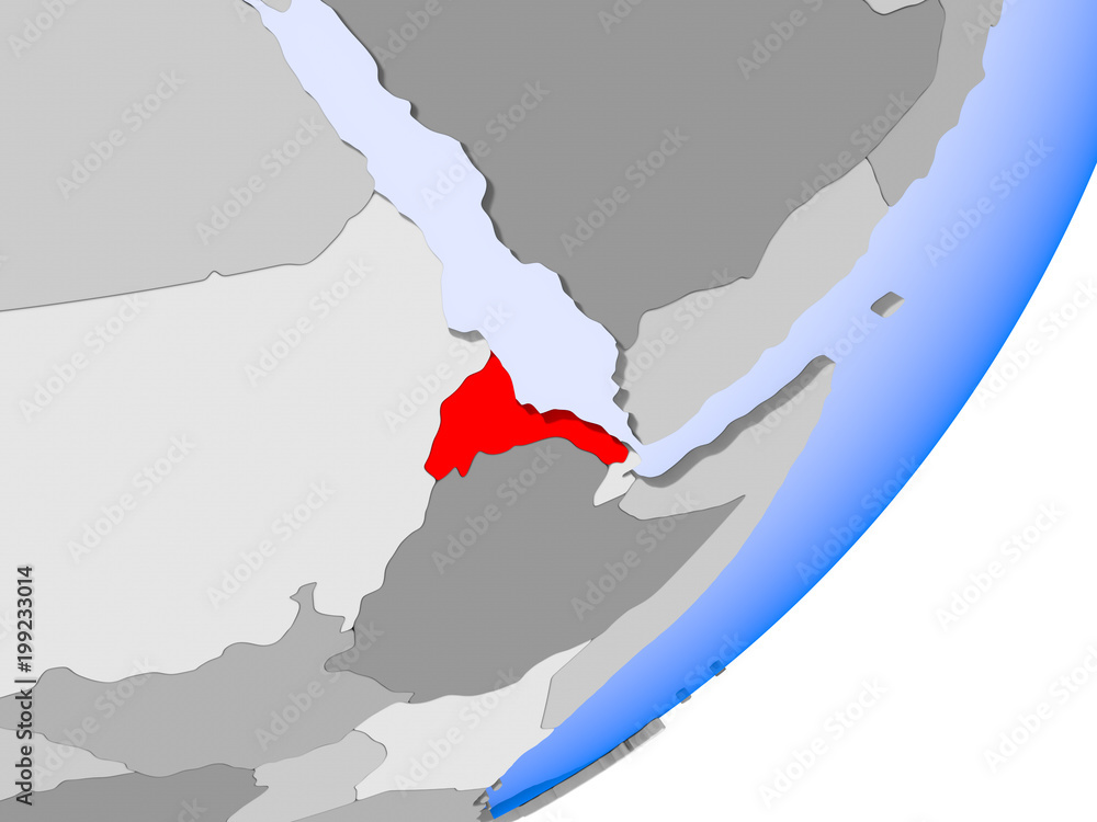 Fototapeta premium Map of Eritrea