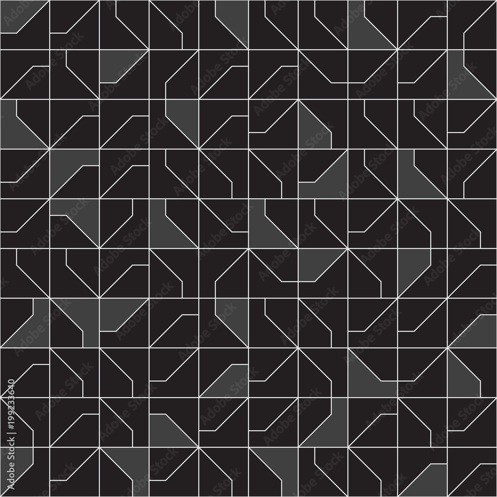 Abstract modernist style geometric tiles seamless pattern Abstract modernist style geometric tiles seamless pattern