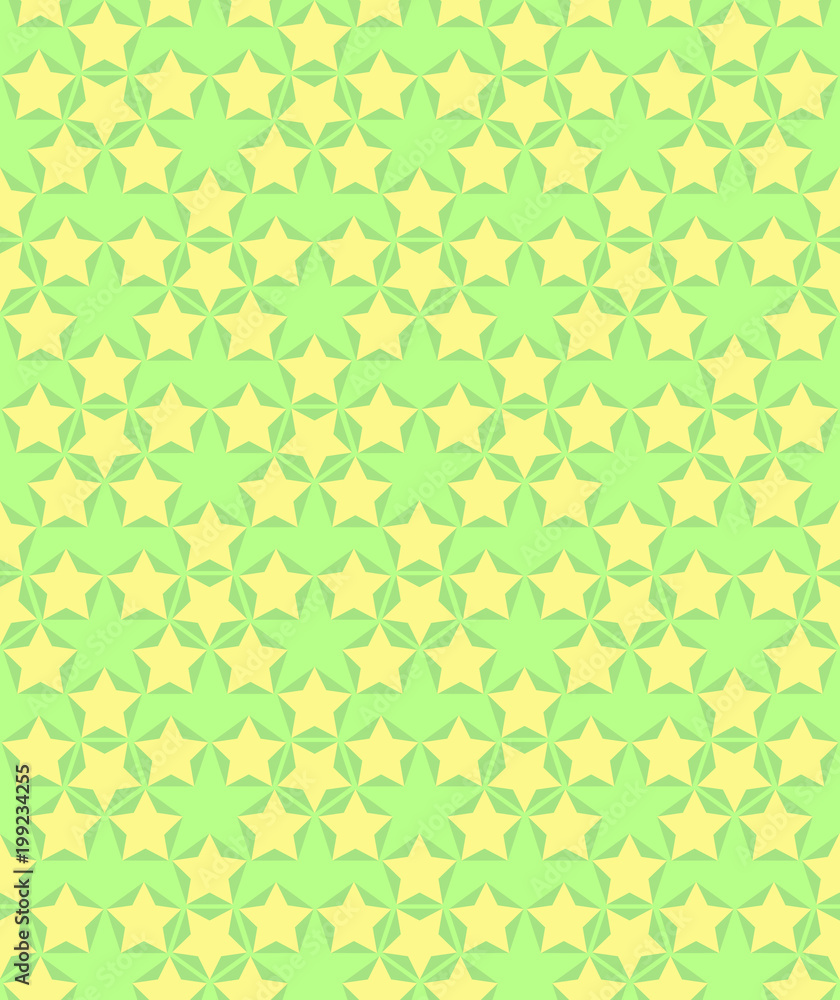 star shape. vector seamless pattern. pastel background