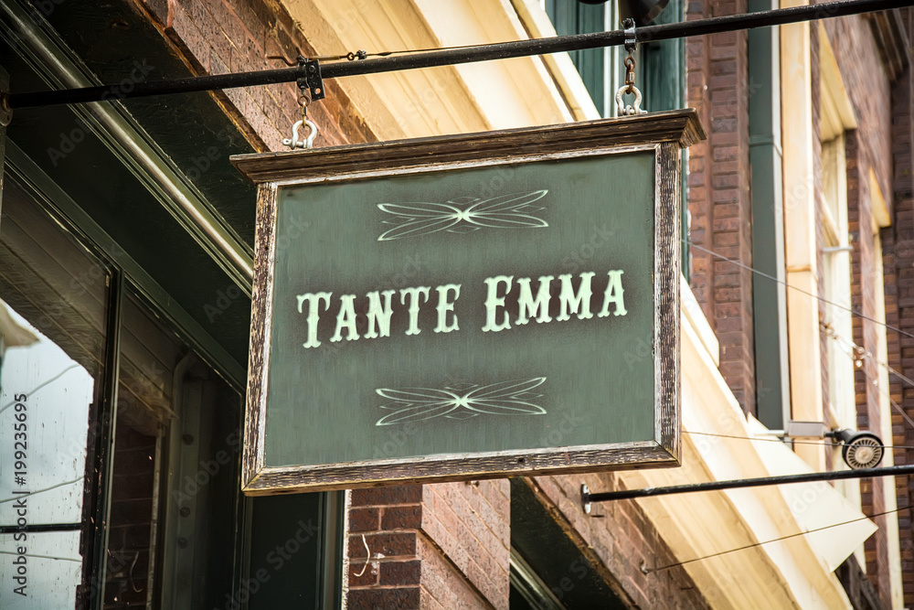 Fototapeta premium Schild 320 - Tante Emma