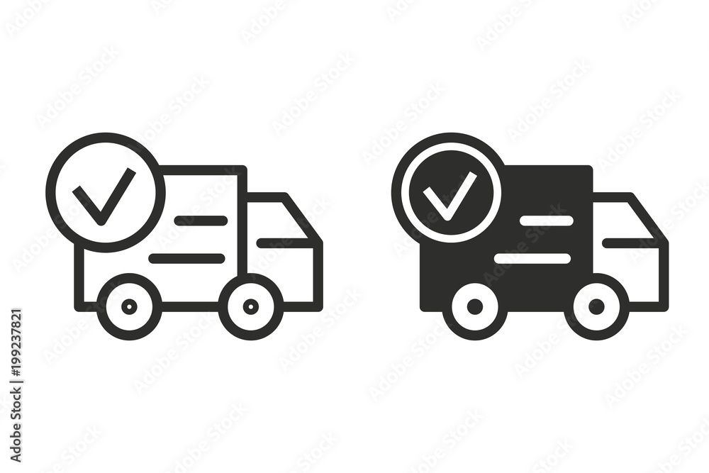Logistics vector icon.