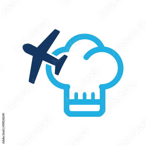 Chef Travel Logo Icon Design