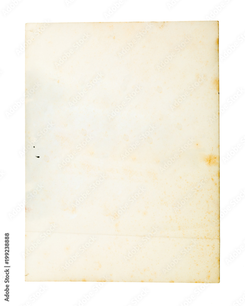 Old paper on white background. Old paper on white background.