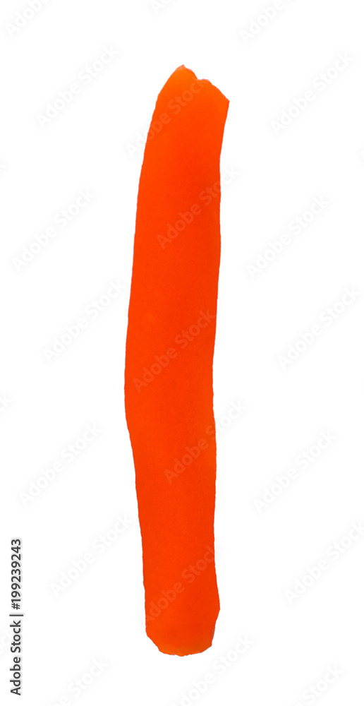 The Plasticine letter I isolated on a white background The Plasticine letter I isolated on a white background