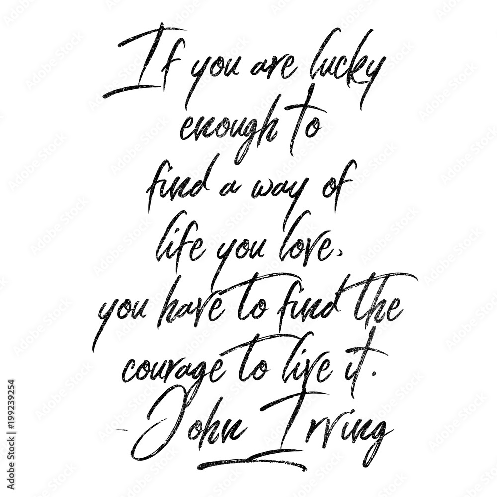 Naklejka premium Inspirational Quote