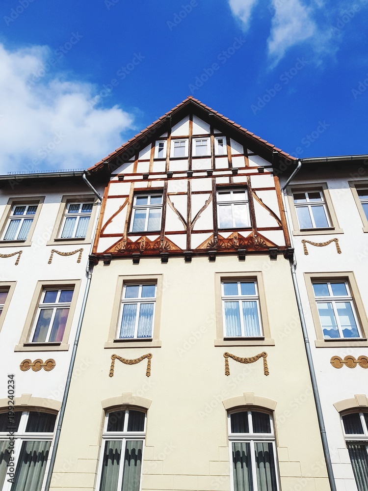 Fassade eines Fachwerkhauses Fassade eines Fachwerkhauses