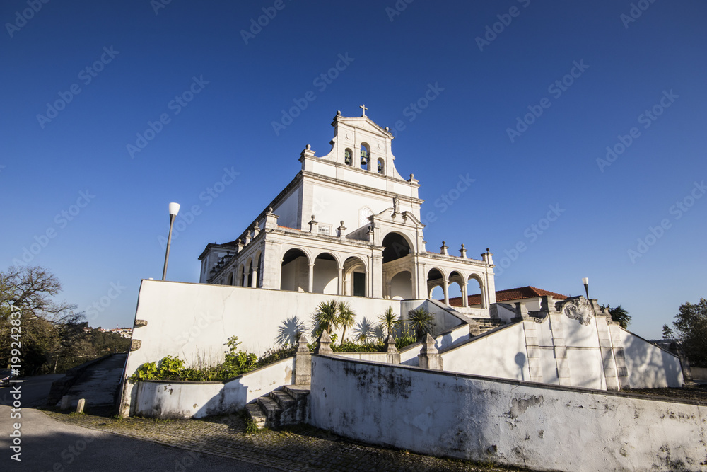 Leiria, Portugal. The Santuario de Nossa Senhora da Encarnacao (Sanctuary of Our Lady of the Incarnation)