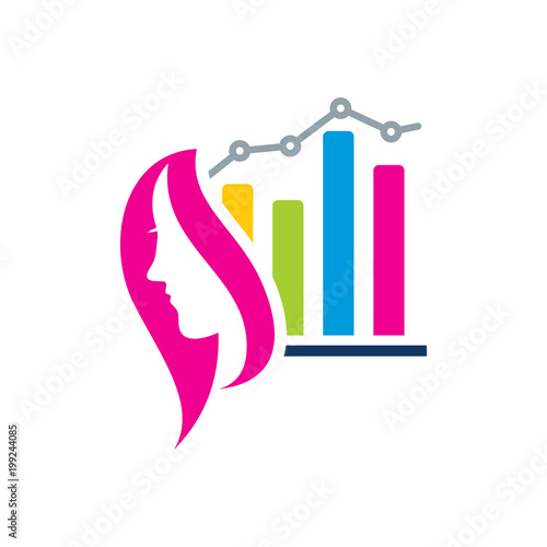 Beauty Analytic Logo Icon Design
