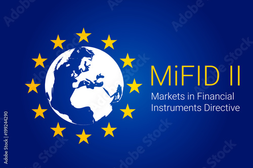 Markets in Financial Instruments Directive - MiFID II. vector