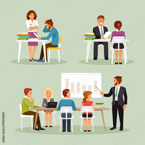 Business situation vector