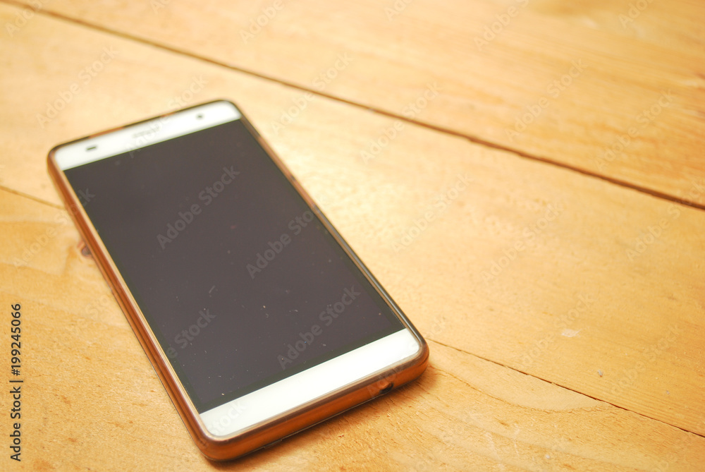 Smartphone with background Smartphone with background