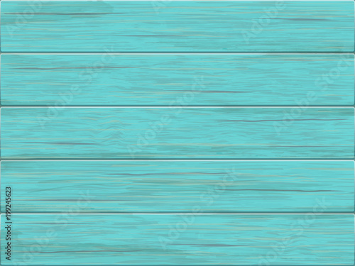 Vector wooden background. Old wooden green planks.