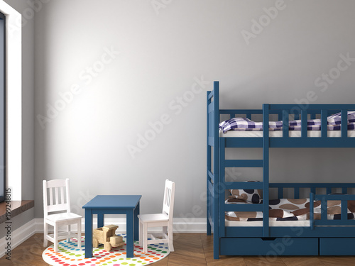 interior of a children's room