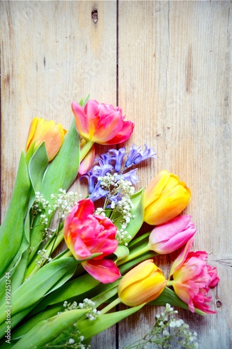Grußkarte - Frühlingsblumen...