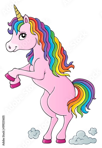 Standing unicorn theme image 1