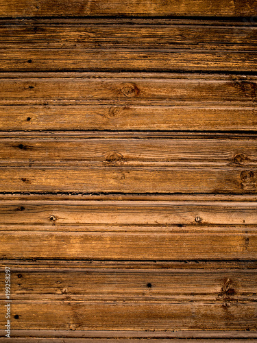 Texture of old wood planks with shabby surface
