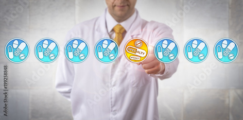 Medical Researcher Choosing Specialty Drugs