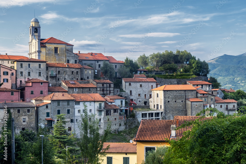 Mulazzo, old village in Lunigiana